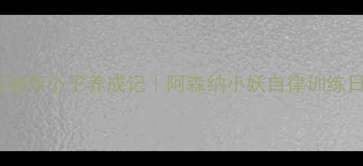 图片 🔥英超坏小子养成记｜阿森纳小妖自律训练日常2