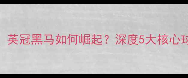 图片 🔥诺维奇球员青训！英冠黑马如何崛起？深度5大核心球员+球迷互动问答1