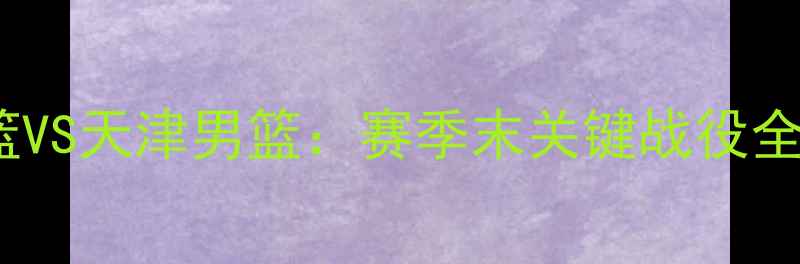 图片 🔥辽宁男篮VS天津男篮：赛季末关键战役全攻略！🔥1