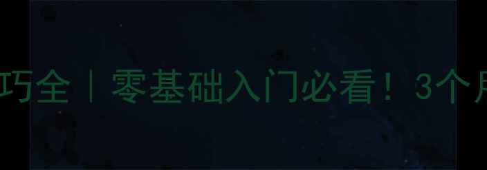 图片 🔥陈金羽毛球教学技巧全｜零基础入门必看！3个月从菜鸟变球场王者1