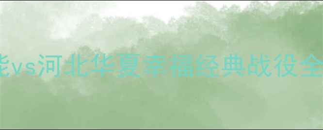 图片 🔥鲁冀大战：山东鲁能vs河北华夏幸福经典战役全回顾，热血回忆杀！2