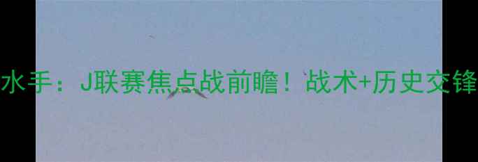 图片 🔥鹿岛鹿角vs水手：J联赛焦点战前瞻！战术+历史交锋+必看看点🔥2