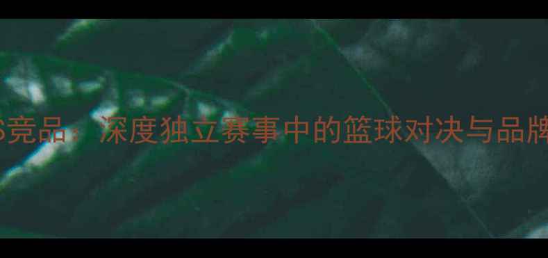 图片 🔥麦德林VS竞品：深度独立赛事中的篮球对决与品牌突围战💥1