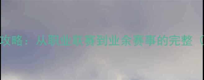 图片 🥊拳击比赛全攻略：从职业联赛到业余赛事的完整（附入门指南）