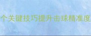 羽毛球弓箭式训练法11个关键技巧提升击球精准度与爆发力附训练计划