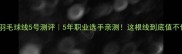 李宁羽毛球线5号测评5年职业选手亲测这根线到底值不值