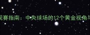 网球赛事观赛指南中央球场的12个黄金视角与拍摄秘籍
