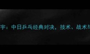 丁宁VS平野美宇中日乒乓经典对决技术战术与心理博弈全