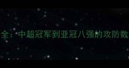 北京国安赛季全中超冠军到亚冠八强的攻防数据与战术复盘