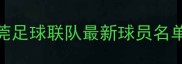 赛季广东东莞足球联队最新球员名单及阵容深度