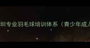文凯剑华羽毛球学校深圳专业羽毛球培训体系青少年成人私教课程学员成果