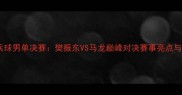 里约奥运会乒乓球男单决赛樊振东VS马龙巅峰对决赛事亮点与历史性时刻全
