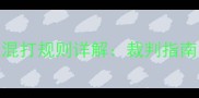 最新版乒乓球混打规则详解裁判指南与比赛技巧全
