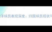 欧洲五大联赛留洋球员表现深度归国球员现状与留洋趋势报告