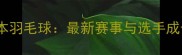 Endo日本羽毛球最新赛事与选手成长之路