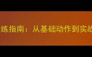乒乓球快攻实战训练指南从基础动作到实战技巧的完整教学