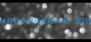全英羽毛球公开赛林丹VS李宗伟巅峰对决国羽包揽四冠创历史纪录