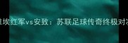 苏维埃红军vs安致苏联足球传奇终极对决全