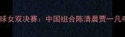 里约奥运会羽毛球女双决赛中国组合陈清晨贾一凡夺冠历程与技术