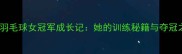 武汉羽毛球女冠军成长记她的训练秘籍与夺冠之路