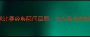 乒乓球比赛经典瞬间回顾10大高光时刻全