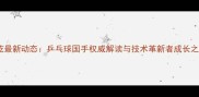 龙屹最新动态乒乓球国手权威解读与技术革新者成长之路