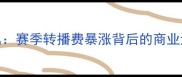 中超转播权归属赛季转播费暴涨背后的商业逻辑与球迷期待