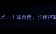 羽毛球扣杀制动技术击球角度步伐控制与实战应用指南