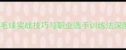 羽毛球实战技巧与职业选手训练法深度