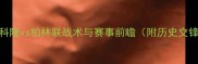 德甲焦点战科隆vs柏林联战术与赛事前瞻附历史交锋数据及预测