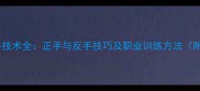 乒乓球执拍手技术全正手与反手技巧及职业训练方法附教学视频