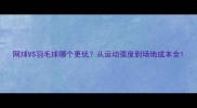 网球VS羽毛球哪个更优从运动强度到场地成本全
