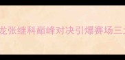 2009年全运会乒乓球决赛马龙张继科巅峰对决引爆赛场三大经典战役铸就中国乒坛传奇