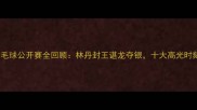 日本羽毛球公开赛全回顾林丹封王谌龙夺银十大高光时刻盘点