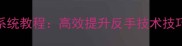 乒乓球反手徒手训练系统教程高效提升反手技术技巧与核心力量训练方法