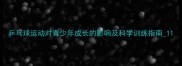 乒乓球运动对青少年成长的影响及科学训练指南1