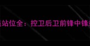 NBA赛季球员站位全控卫后卫前锋中锋站位技巧图解