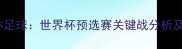 约旦vs巴林足球世界杯预选赛关键战分析及胜负预测