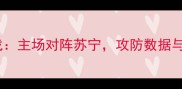 上海申鑫赛季关键战主场对阵苏宁攻防数据与战术布局深度剖析