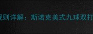 最新台球双打比赛规则详解斯诺克美式九球双打规则与裁判手势全
