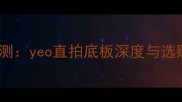 最新评测yeo直拍底板深度与选购指南