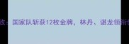 中国羽毛球大丰收国家队斩获12枚金牌林丹谌龙领衔创历史最佳战绩