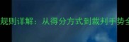 最新版乒乓球单打规则详解从得分方式到裁判手势全附训练技巧