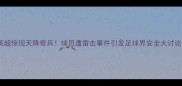 英超惊现天降奇兵球员遭雷击事件引发足球界安全大讨论