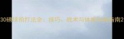 30磅球拍打法全技巧战术与体能训练指南