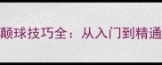 羽毛球正反颠球技巧全从入门到精通的实战指南