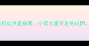 羽毛球运动损伤与肌肉恢复指南小臂力量不足的成因缓解与训练方案