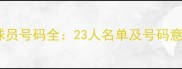 世界杯法国队球员号码全23人名单及号码意义与战术价值
