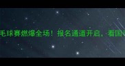 贝特杯羽毛球赛燃爆全场报名通道开启看国手同场竞技