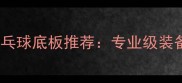 马龙同款乒乓球底板推荐专业级装备选购指南
